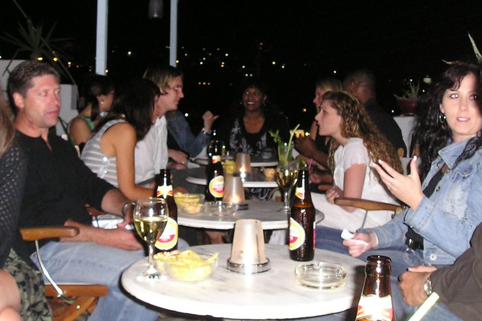 Italian conversation over aperitivo