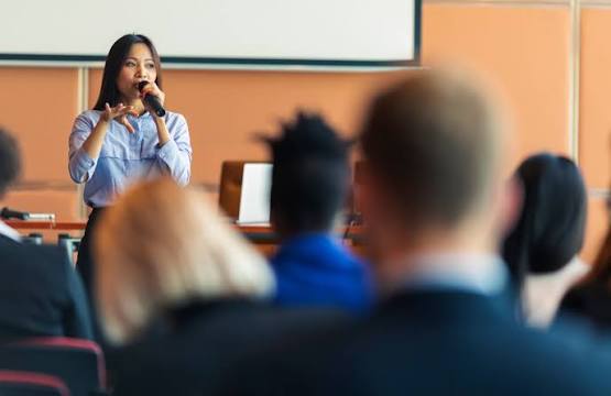 Public speaking for career growth